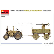 MiniArt 1/35 German Tractor with Fla-MG151/20 Drillingslafette on Sd.Anh.Ost Model Kit