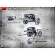 MiniArt 53010 1/35 German 7.5cm Anti-Tank Gun Pak 40 Mid Prod W/Artillery Crew