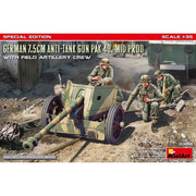MiniArt 53010 1/35 German 7.5cm Anti-Tank Gun Pak 40 Mid Prod W/Artillery Crew