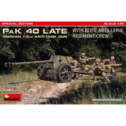 Miniart 53013 German 7.5cm PaK 40 Late with Elite Artillerie Regiment Crew