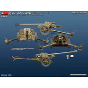 Miniart 53013 German 7.5cm PaK 40 Late with Elite Artillerie Regiment Crew