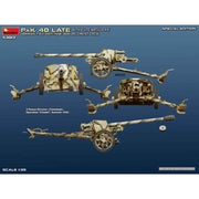 Miniart 53013 German 7.5cm PaK 40 Late with Elite Artillerie Regiment Crew