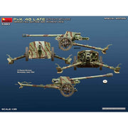 Miniart 53013 German 7.5cm PaK 40 Late with Elite Artillerie Regiment Crew