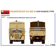 Miniart 53037 1/35 Feldküche Auf 3,6-36S 3T LKW PMQ600-Type