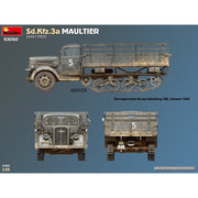 MiniArt 1/35 Sd.Kfz.3a Maultier Early Production Model Kit