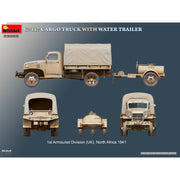 Miniart 53066 1/35 G7117 Cargo Truck With Water Trailer