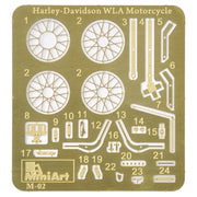 Miniart 53068 1/35 Rest & Fighting U.S. Soldiers with WLA Motorcycles