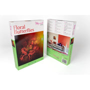 MiniArt Crafts 11014 Floral Butterflies Bead Embroidery Kit