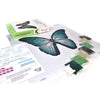 MiniArt Crafts 11033 Turquoise Butterfly Bead Embroidery Kit