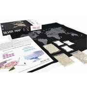 MiniArt Crafts 55018 Silver Map Bead Embroidery Kit
