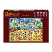 Magnolia 1070 Chaos on the Beach Serhat Filiz 1000pc Jigsaw Puzzle