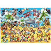Magnolia 1070 Chaos on the Beach Serhat Filiz 1000pc Jigsaw Puzzle