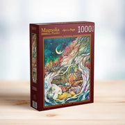 Magnolia 1102 Restful Earth Kat Fedora 1000pc Jigsaw Puzzle