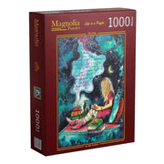 Magnolia 1107 The Poet Kat Fedora 1000pc Jigsaw Puzzle