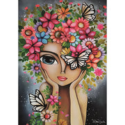Magnolia 1707 Lady with Flowers Romi Lerda Special Edition 1000pc Jigsaw Puzzle