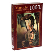 Magnolia 2313 Woman and Dragon 1000pc Jigsaw Puzzle
