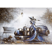 Magnolia Puzzle 2318 Lady in Blue Raen Special Edition 1000pc Jigsaw Puzzle