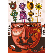 Magnolia Puzzle 2323 Surrealist Cat 1000pc Jigsaw Puzzle