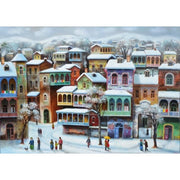 Magnolia Puzzle 2328 Snow in Old Tbilisi David Martiashvili Special Edition 1000pc Jigsaw Puzzle