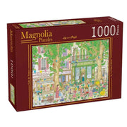 Magnolia 3486 Cafe De France Le Chat Colette 1000pc Jigsaw Puzzle