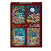 Magnolia 5005 Kat Fedora 4x260pc Jigsaw Puzzles
