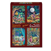 Magnolia 5005 Kat Fedora 4x260pc Jigsaw Puzzles