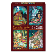 Magnolia 5006 Kat Fedora 4x260pc Jigsaw Puzzles