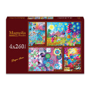 Magnolia 5008 Megan Aroon 4x260pc Jigsaw Puzzles