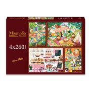 Magnolia 5009 Olivia Gibbs 4x260pc Jigsaw Puzzles