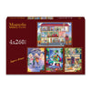 Magnolia 5010 Evgenia Lumfur 4x260pc Jigsaw Puzzles
