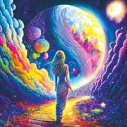 Magnolia 8601 Astral Visit Elif Hurdogan Special Edition 1000pc Jigsaw Puzzle