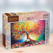 Magnolia 8611 Tree of Books Elif Hurdogan Special Edition 1000pc Jigsaw Puzzle