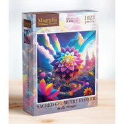 Magnolia 8612 Sacred Geometry Flower Elif Hurdogan Special Edition 1000pc Jigsaw Puzzle