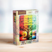 Magnolia 8614 Tree in Autumn Elif Hurdogan Special Edition 1000pc Jigsaw Puzzle