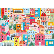 Magnolia 9101 Colorful Houses Shanya Bharti 1000pc Jigsaw Puzzle