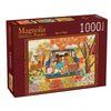 Magnolia 9108 Dog In The Car Shanya Bharti 1000pc Jigsaw Puzzle