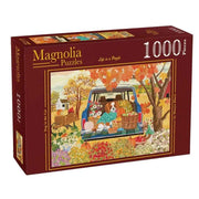 Magnolia 9108 Dog In The Car Shanya Bharti 1000pc Jigsaw Puzzle