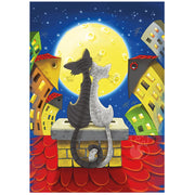 Magnolia Cats on the Roof Micro Jigsaw Puzzle