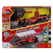 Maisto 82671 1/41 RC F-1 2024 Ferrari SF-24 Leclerc No.16 with Track