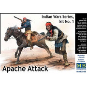 Master Box 35188 1/35 Indian Wars Series Apache Attack 4820113081590