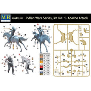 Master Box 35188 1/35 Indian Wars Series Apache Attack 4820113081590