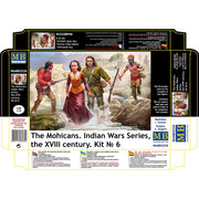 Master Box 35234 1/35 The Mohicans Indian Wars Series The XV111 Century Kit No 6