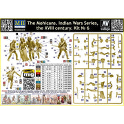 Master Box 35234 1/35 The Mohicans Indian Wars Series The XV111 Century Kit No 6