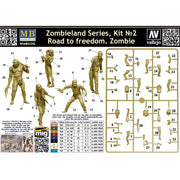 Master Box 35242 1/35 Zombieland Series, Kit No. 2. Road to freedom. Zombie