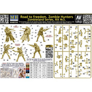 Master Box 35243 1/35 Road to freedom. Zombie Hunters. Zombieland series, Kit No. 3