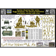 Master Box 35246 1/35 Buggy Mongoose. The Ukrainian Battlefield evacuation version with crew