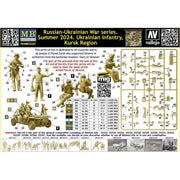 Master Box 35247 1/35 Russian-Ukrainian War series. Summer 2024. Ukrainian Infantry. Kursk Region