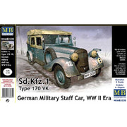 Master Box 3530 1/35 Kfz 1 Type 170VK German Military Staff Car WWII Era