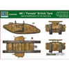 Master Box 1/72 Mk I Female British Tank Special Modification for Gaza Strip MB72004 4820113081262