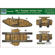 Master Box 1/72 Mk I Female British Tank Special Modification for Gaza Strip MB72004 4820113081262